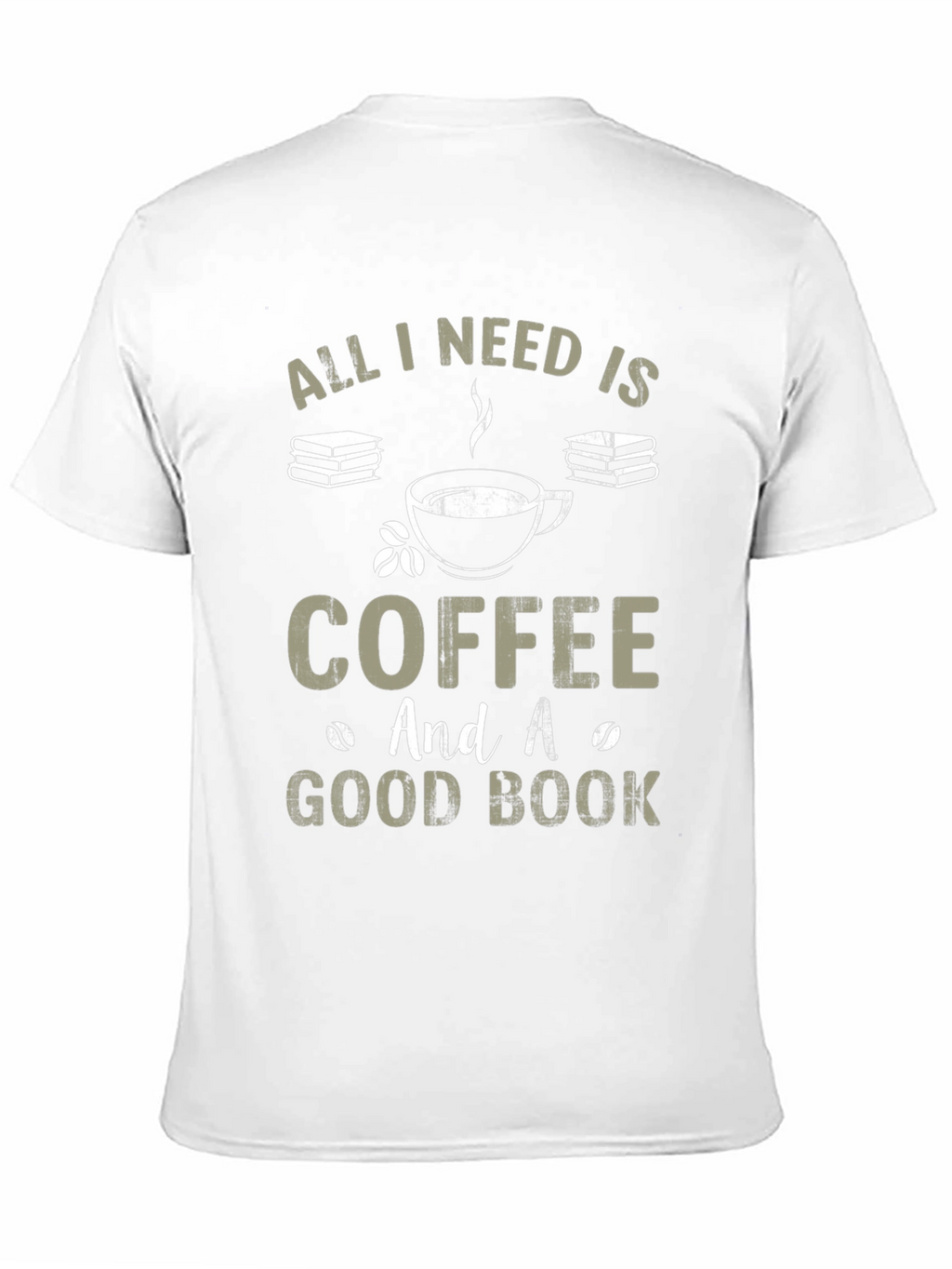 Coffee and Good Book Graphic T-Shirt