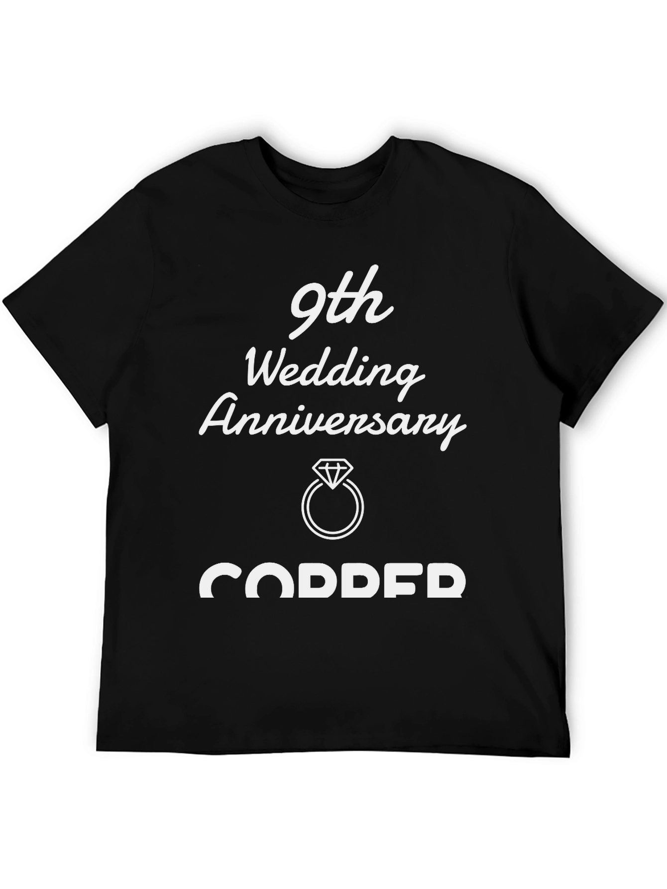 9th Wedding Anniversary Copper T-Shirt