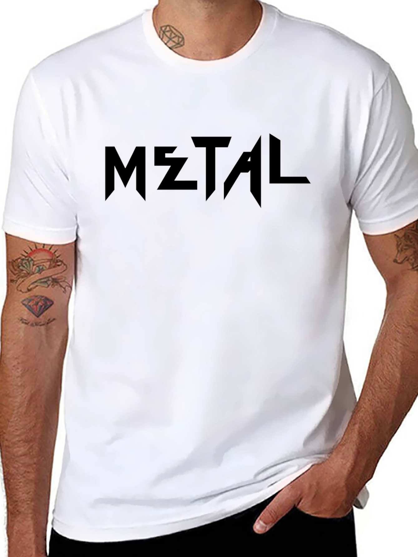 Black Metal Band Tee - Mens Graphic T-Shirt