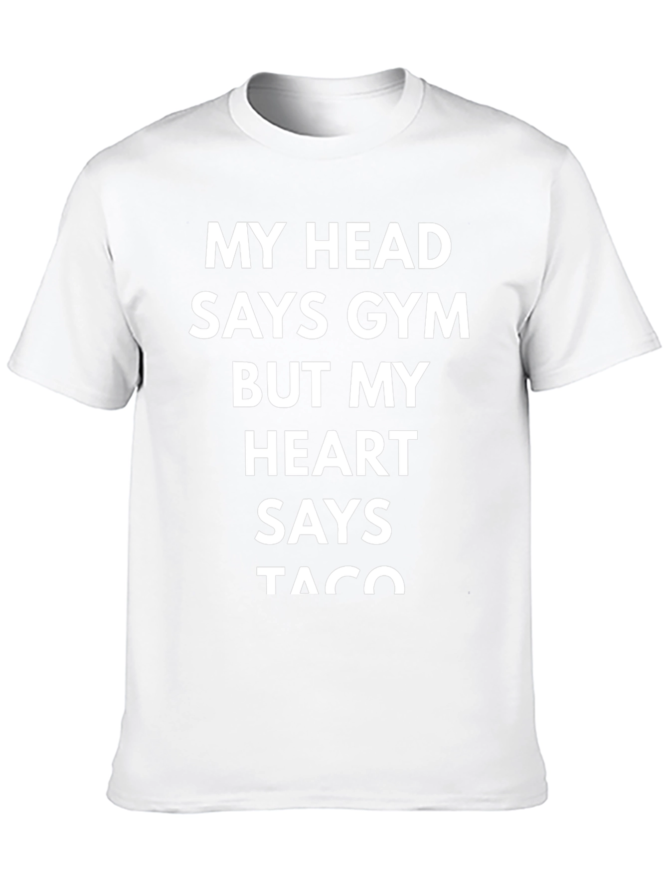 Gym Taco Black T-Shirt: Funny Workout Apparel