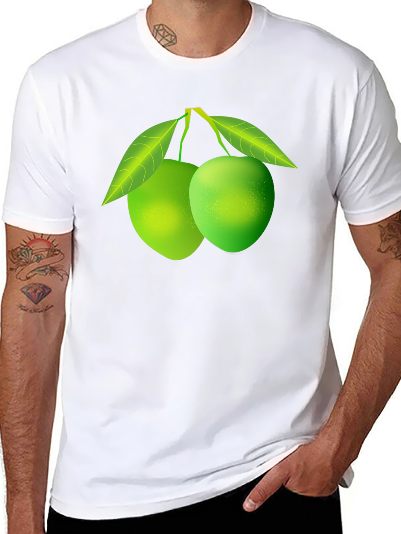 Fresh Mango Graphic Tee - Stylish Black Shirt