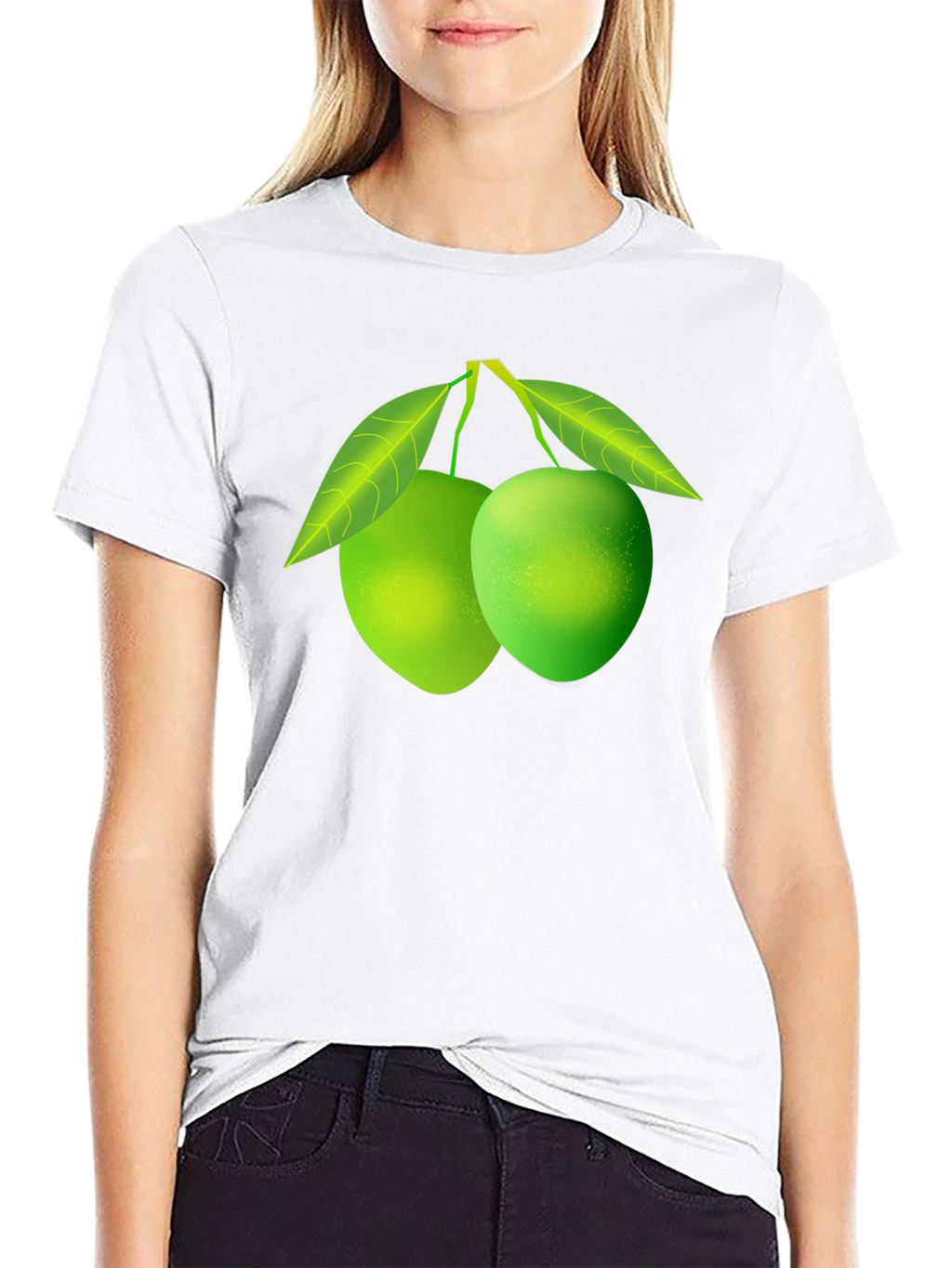 Fresh Mango Graphic Tee - Stylish Black Shirt