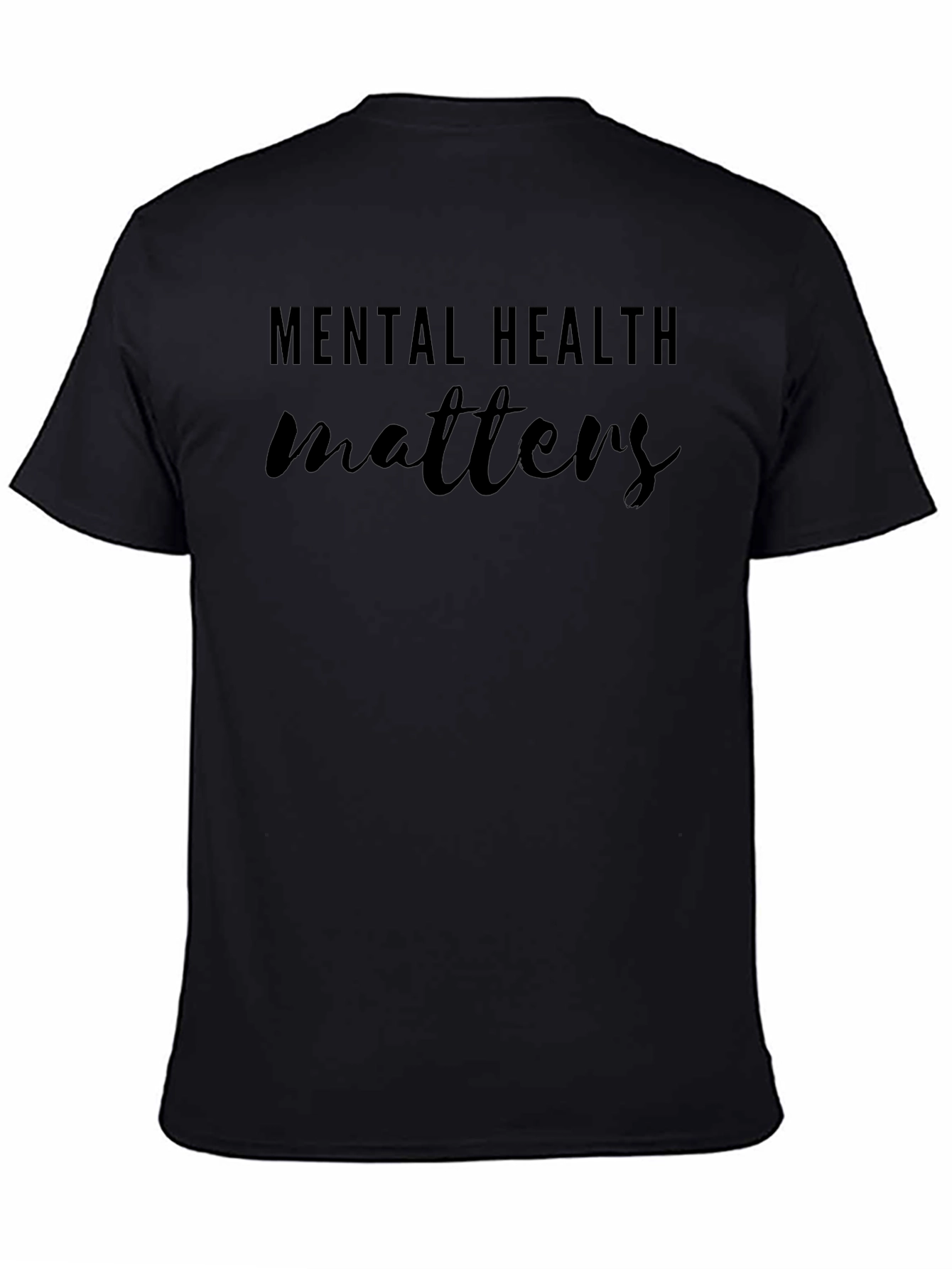 Mental Health Matters Black T-Shirt