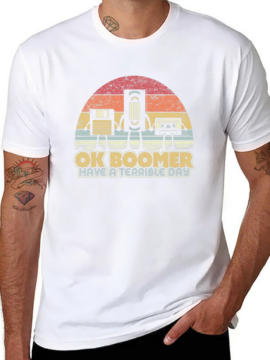 Retro Ok Boomer Graphic Tee