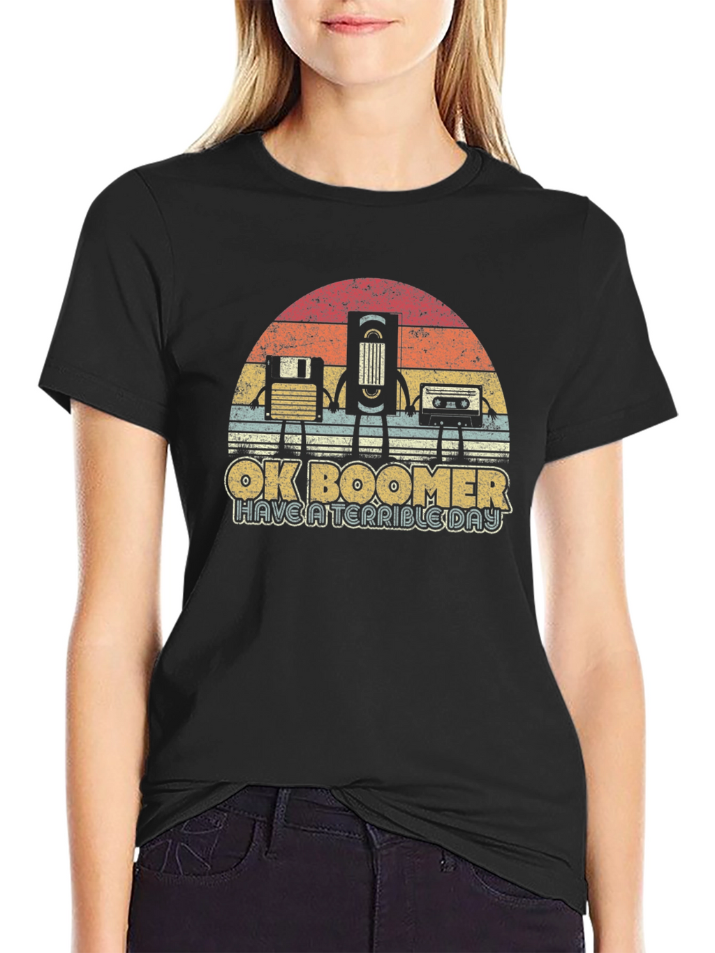 Retro Ok Boomer Graphic Tee