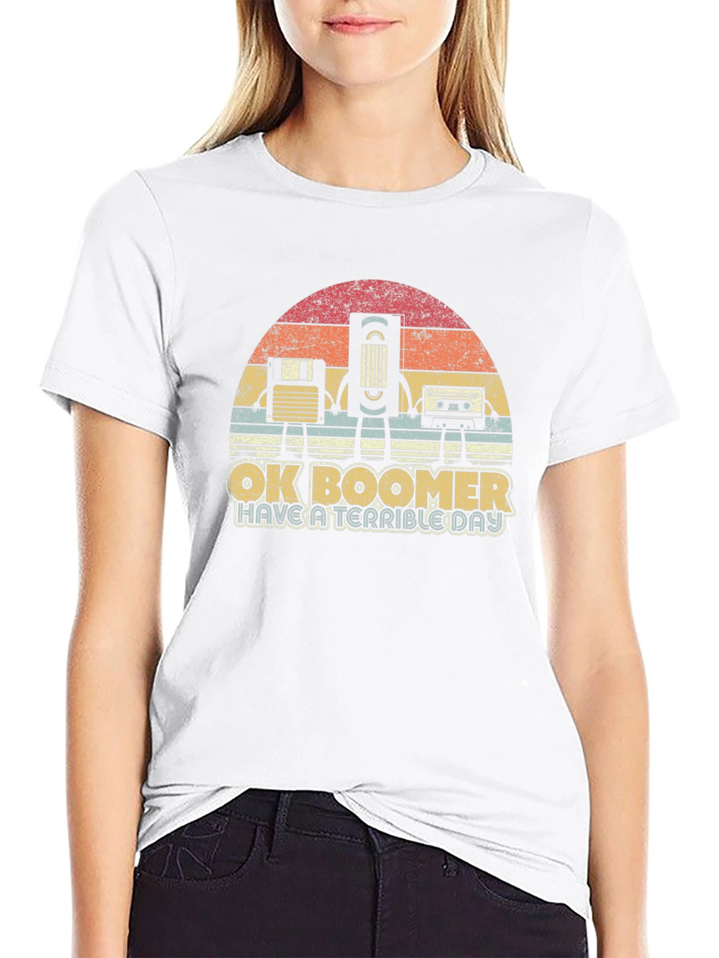 Retro Ok Boomer Graphic Tee