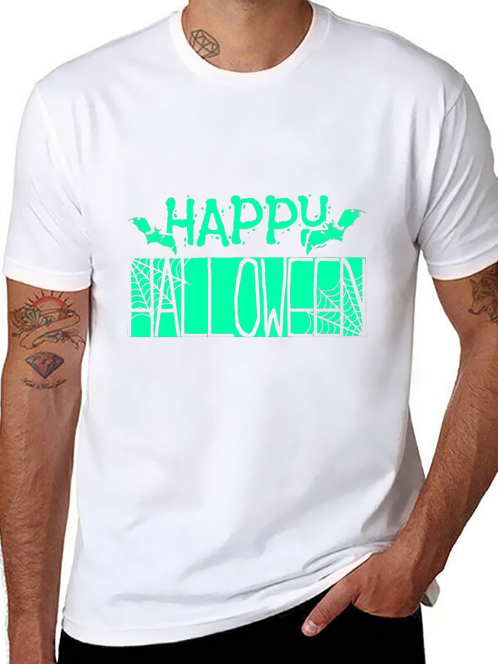 Happy Halloween Black T-Shirt