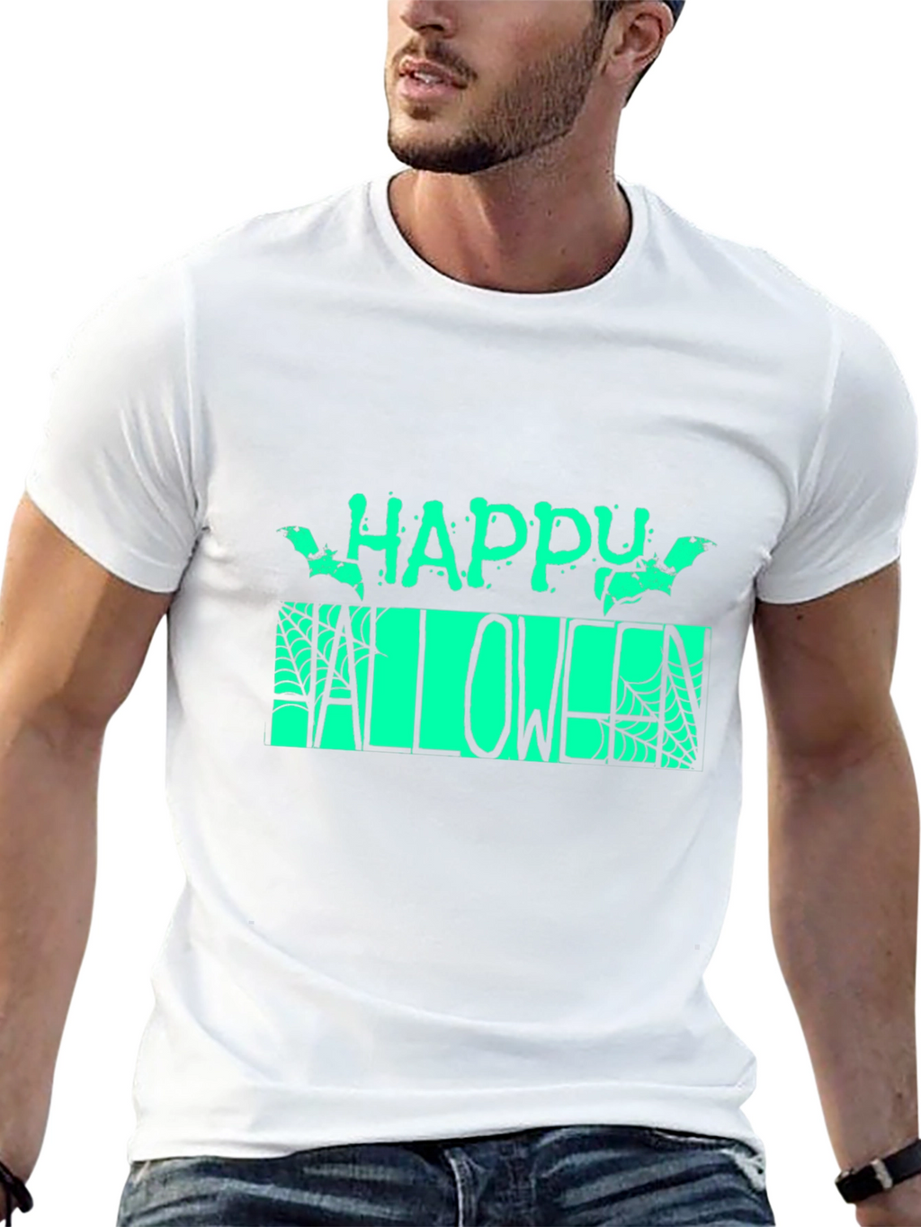 Happy Halloween Black T-Shirt