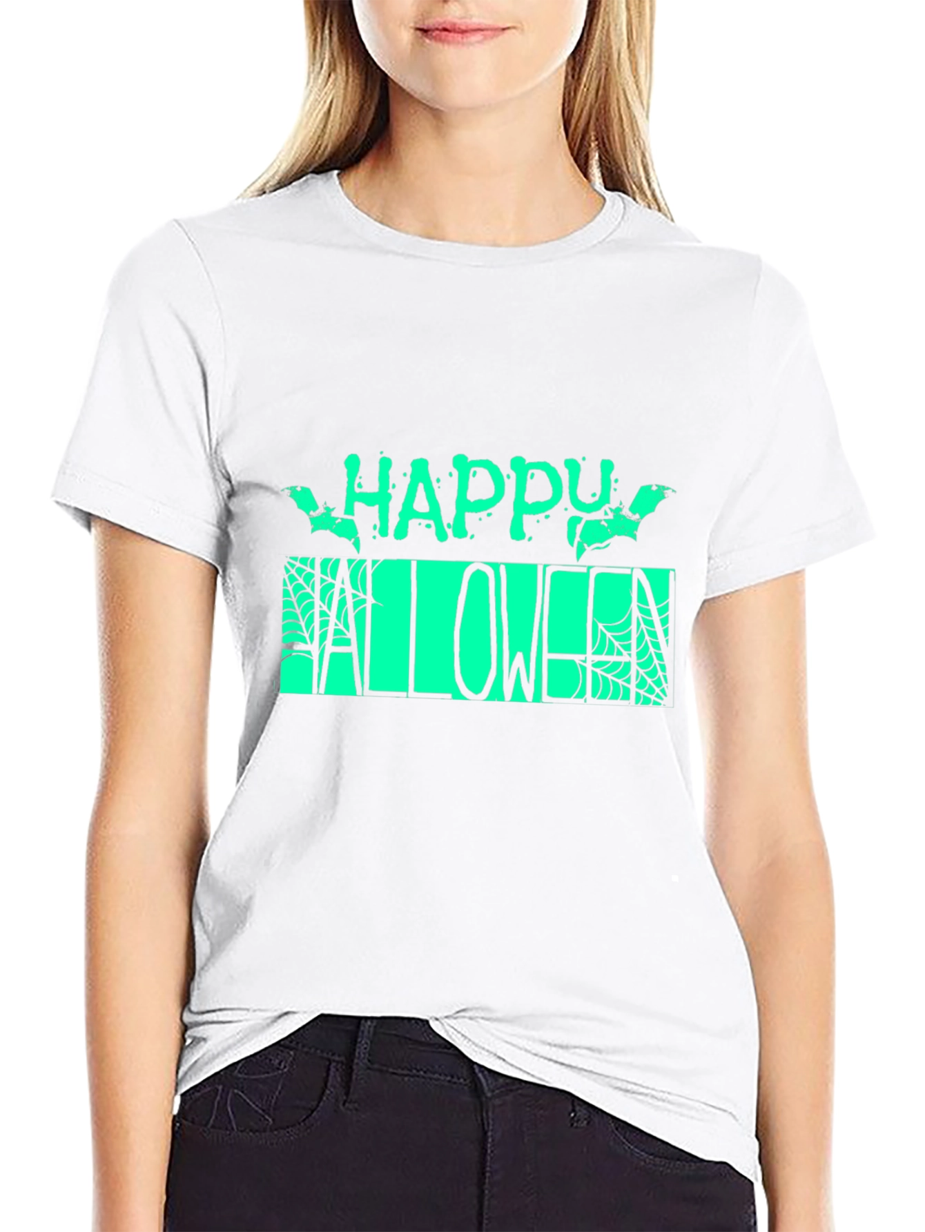 Happy Halloween Black T-Shirt