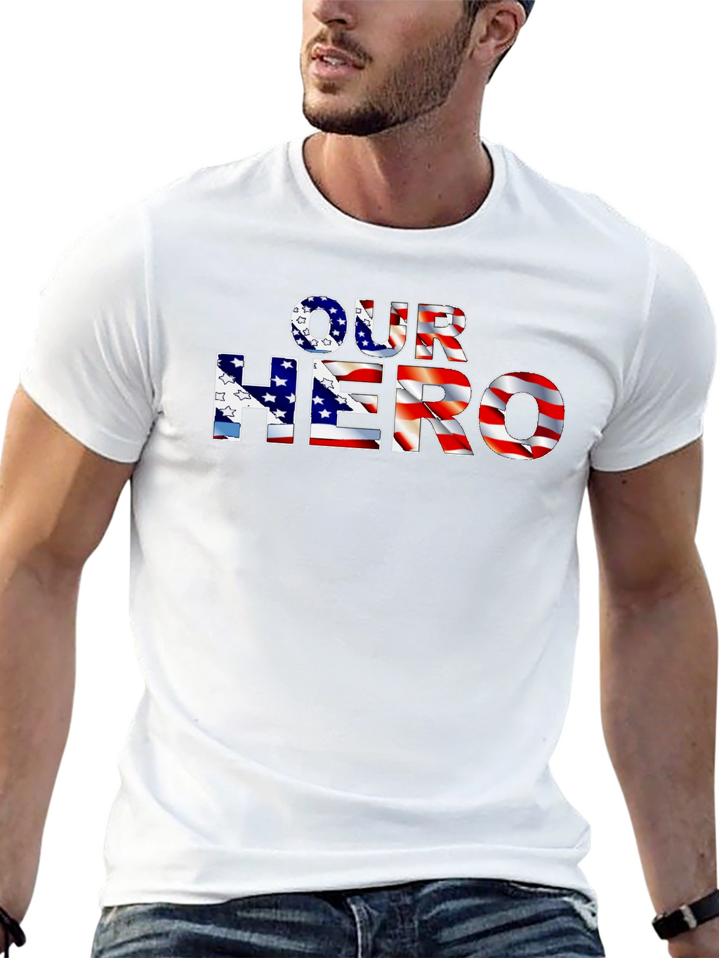 Our Hero Patriotic Graphic Tee
