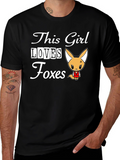 This Girl Loves Foxes - Graphic Tee