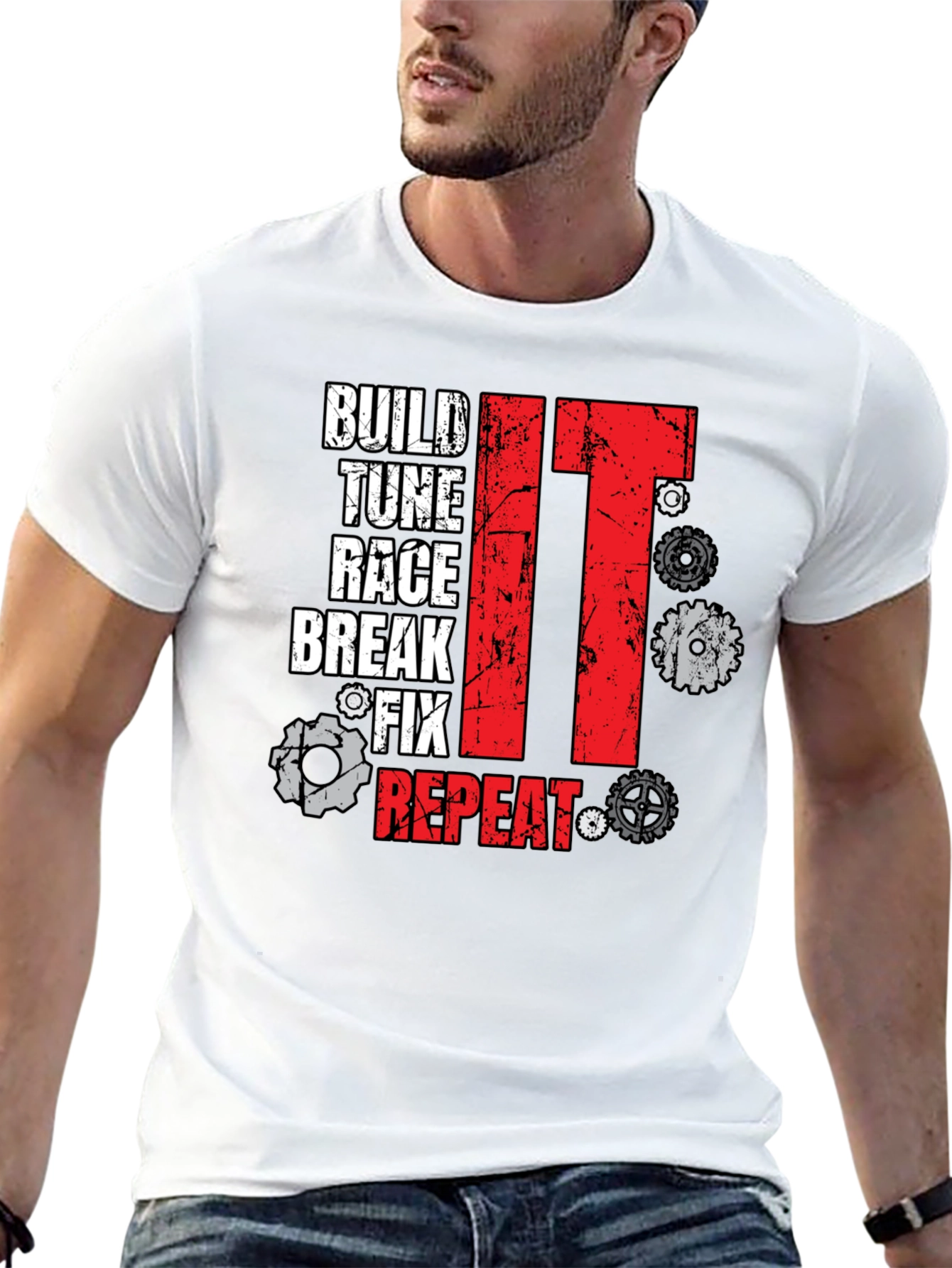 Build Tune Race Repeat T-Shirt