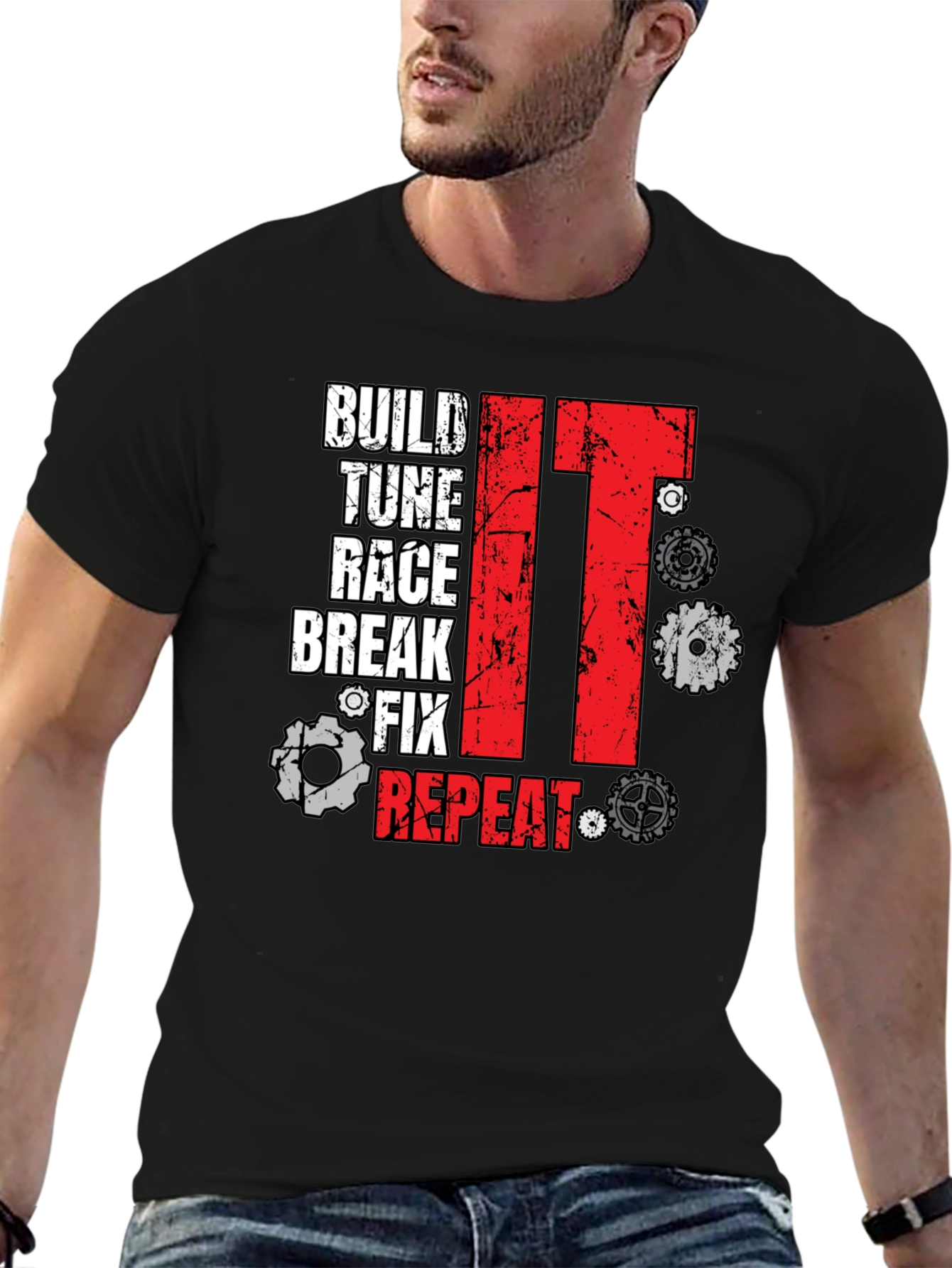 Build Tune Race Repeat T-Shirt