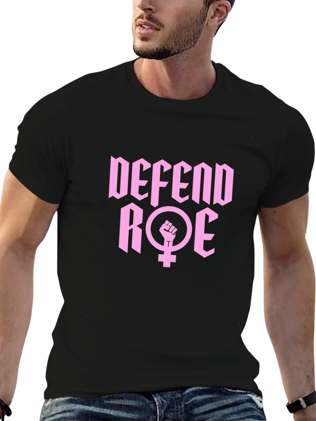Defend Roe T-Shirt - Black Activist Tee