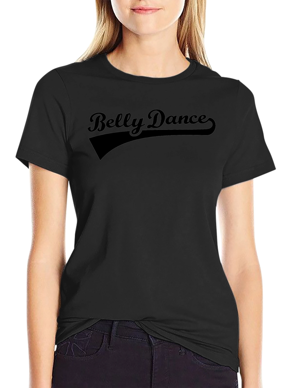 Belly Dance Graphic Tee - Classic Style