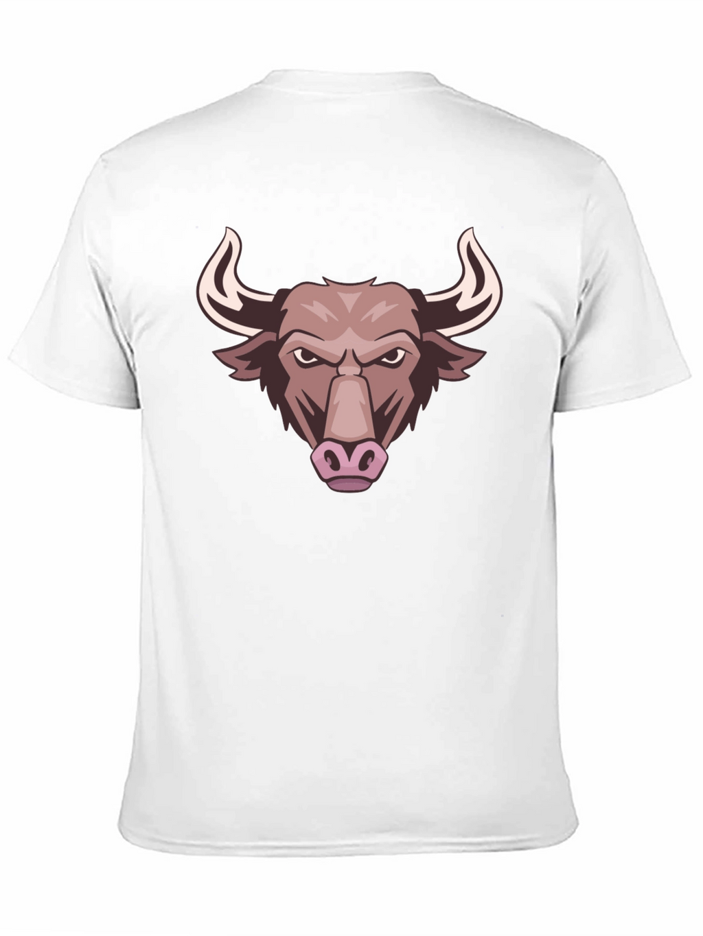 Bull Graphic Tee - Black Cotton T-Shirt