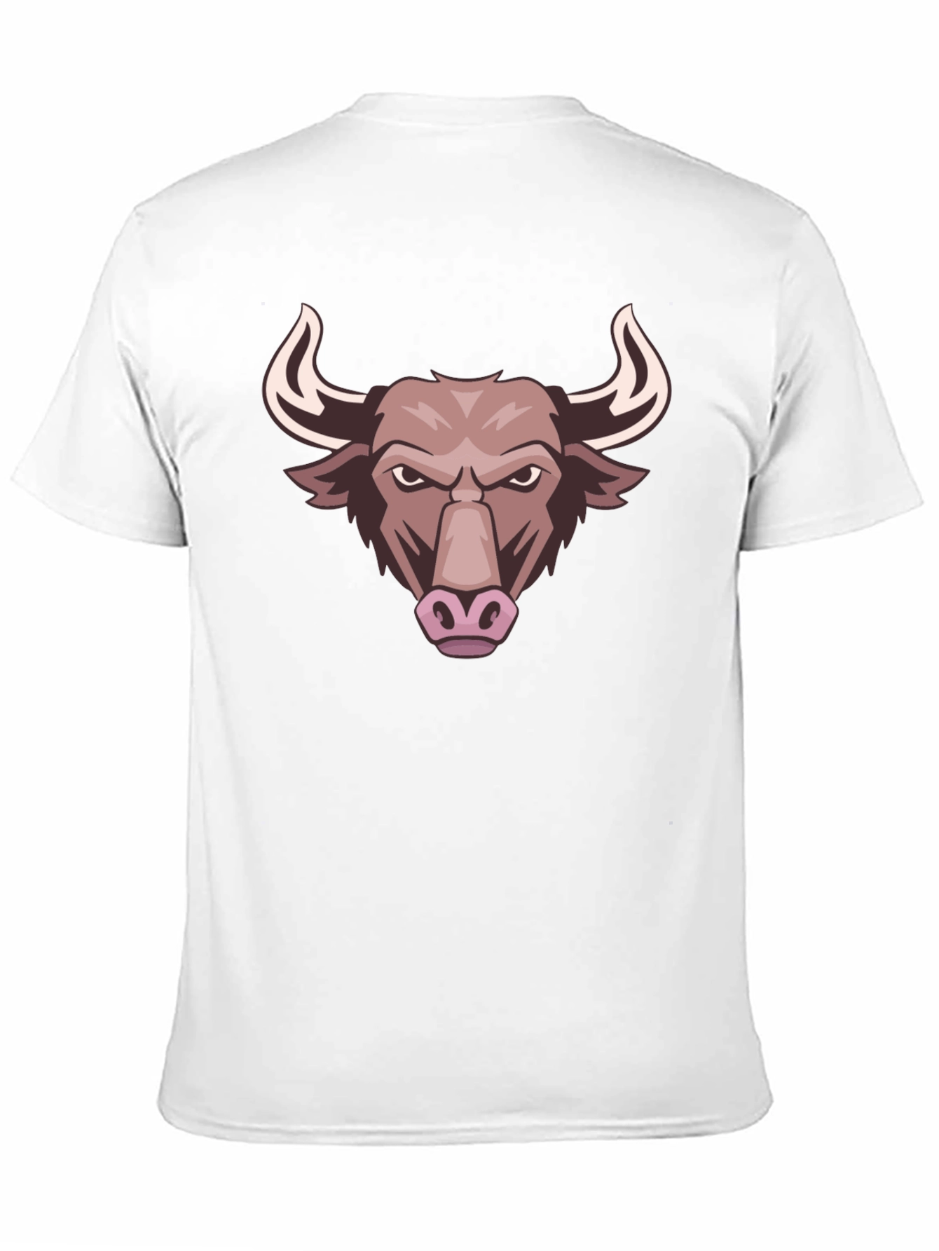 Bull Graphic Tee - Black Cotton T-Shirt