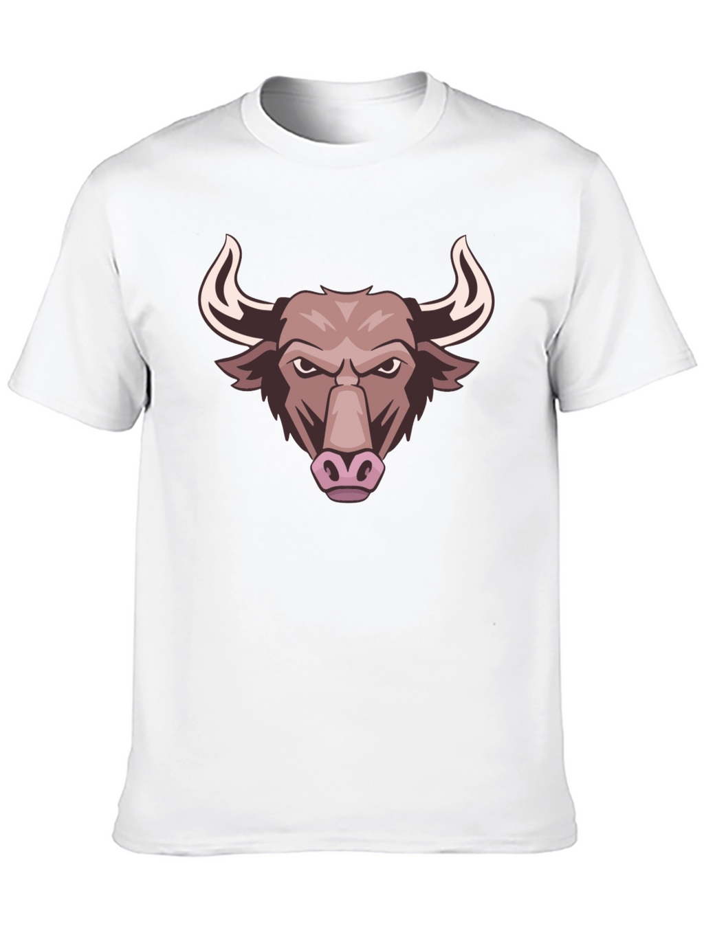 Bull Graphic Tee - Black Cotton T-Shirt