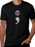 Semicolon Live Graphic Tee - Mental Health Awareness