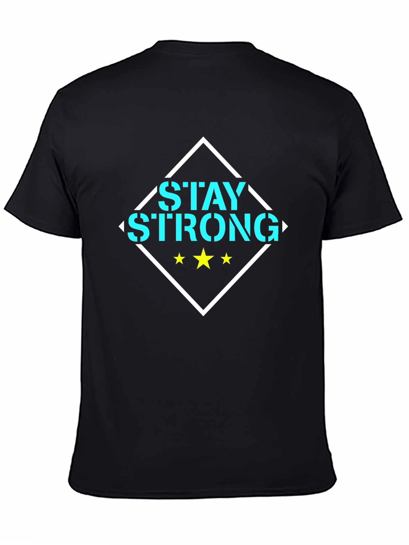 Stay Strong Graphic Tee - Black
