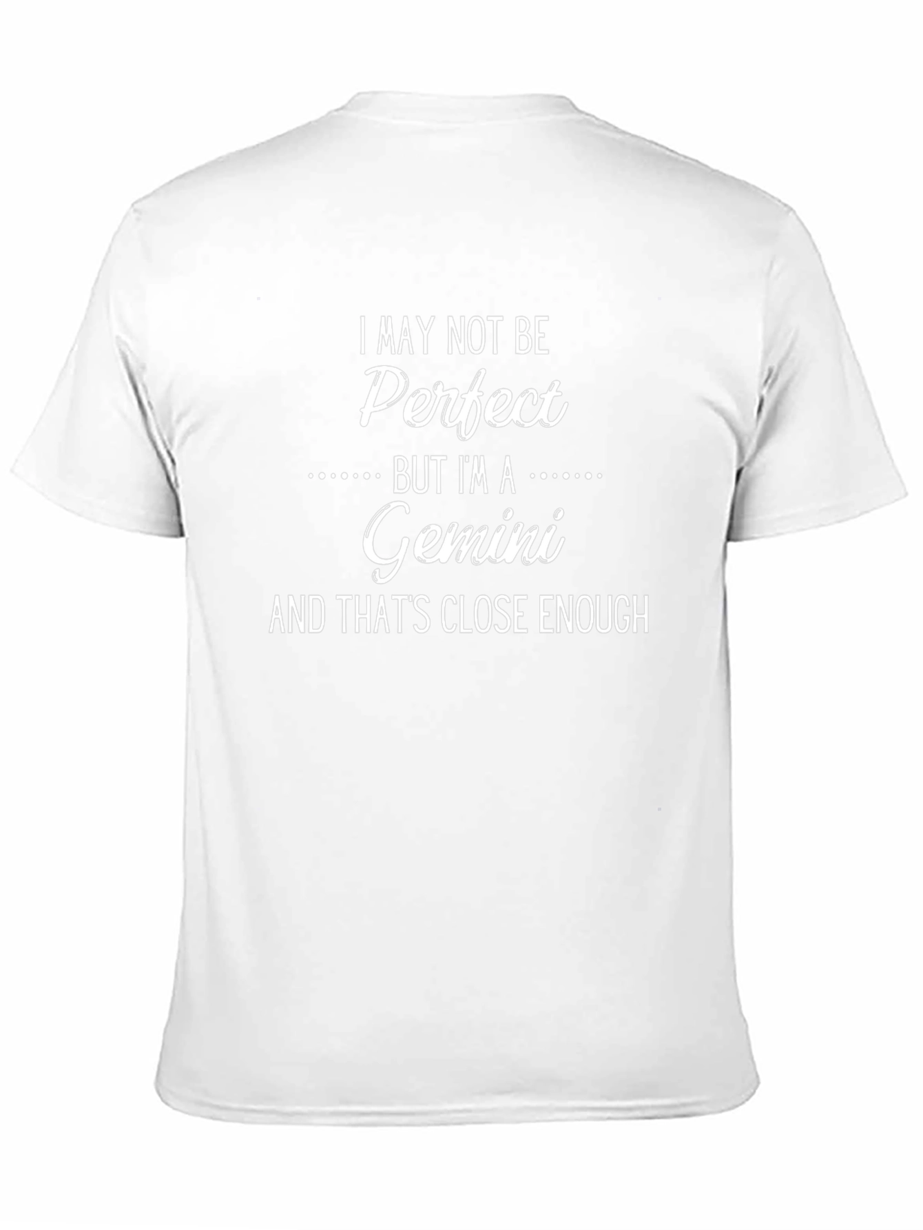 Gemini Zodiac T-Shirt: Imperfectly Awesome!