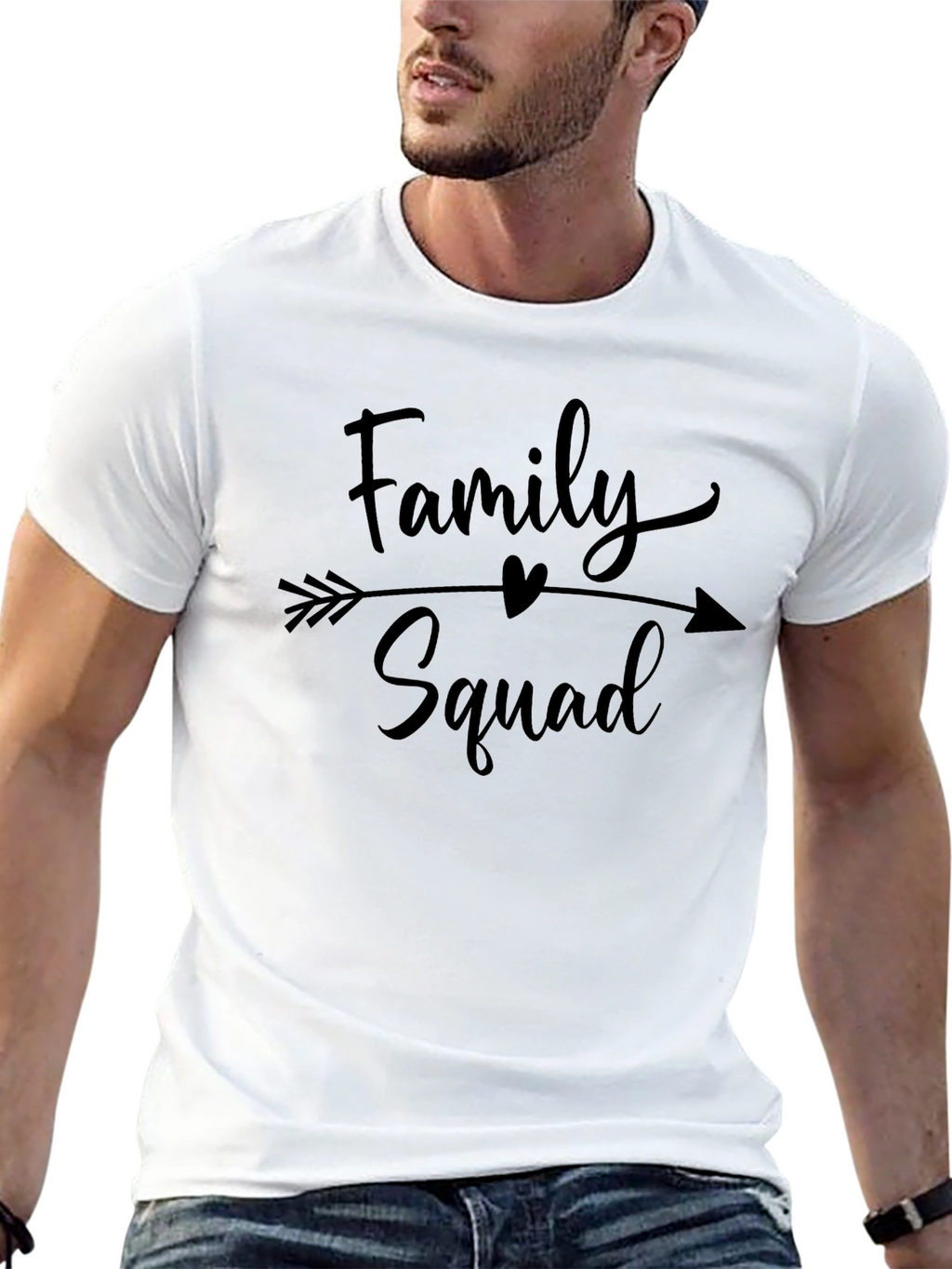 Family Squad Graphic Tee - Cute Family Matching T-Shirt