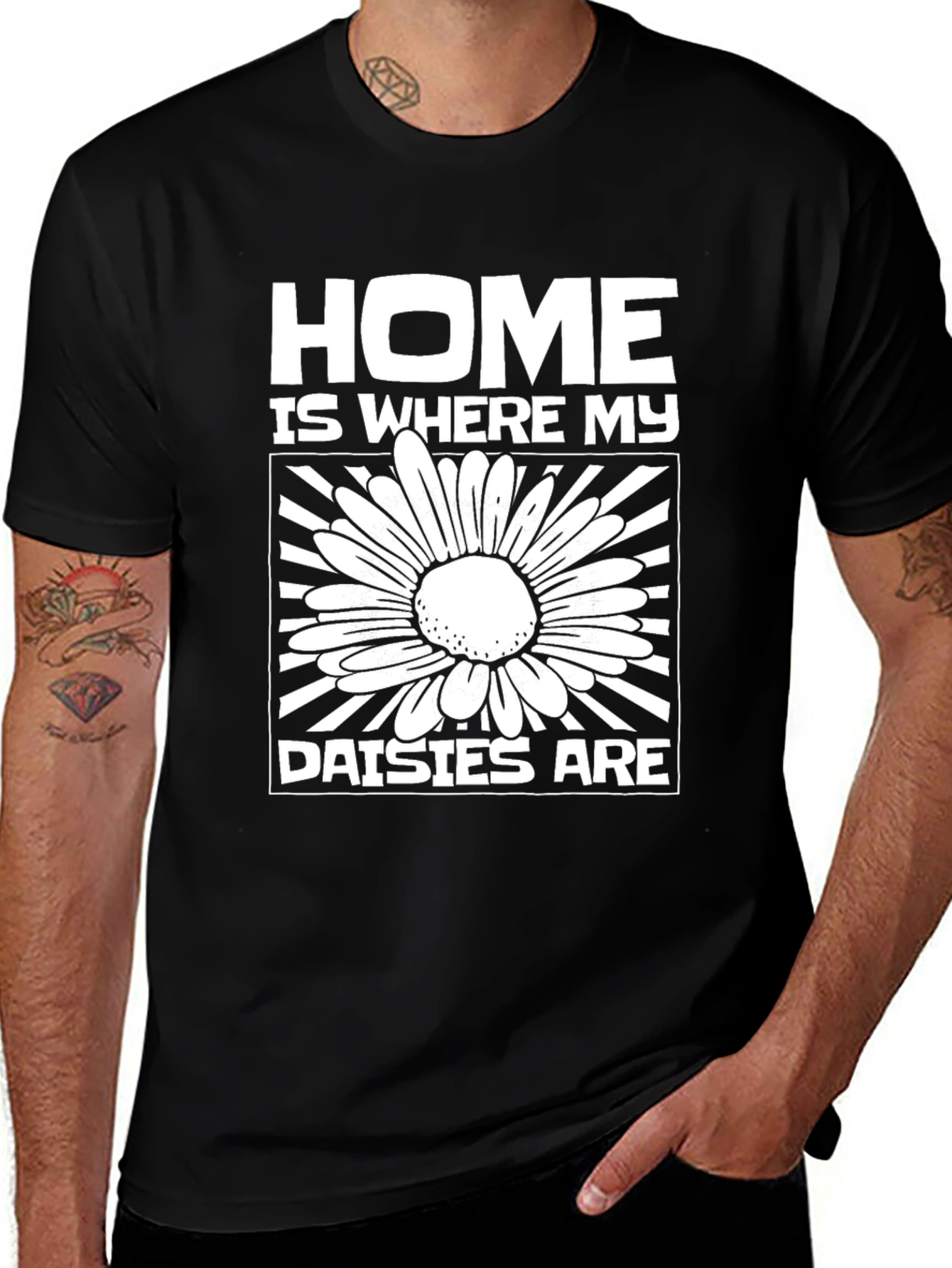 Home is Where My Daisies Are Graphic T-Shirt