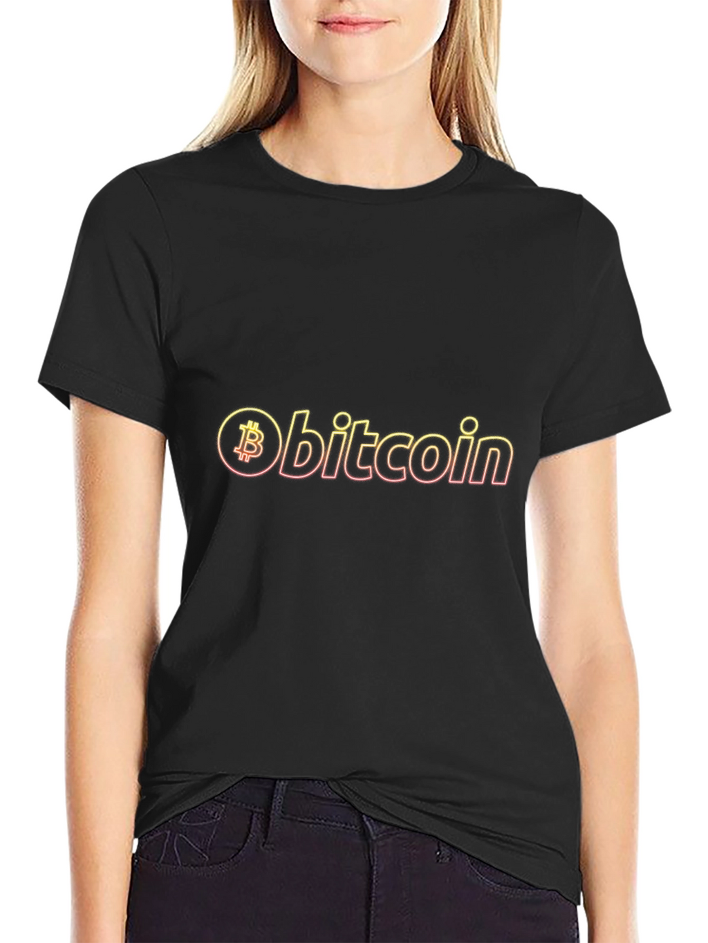Bitcoin Crypto Black T-Shirt