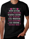 Delivery Nurse T-Shirt - Scrubs & Newborn Design