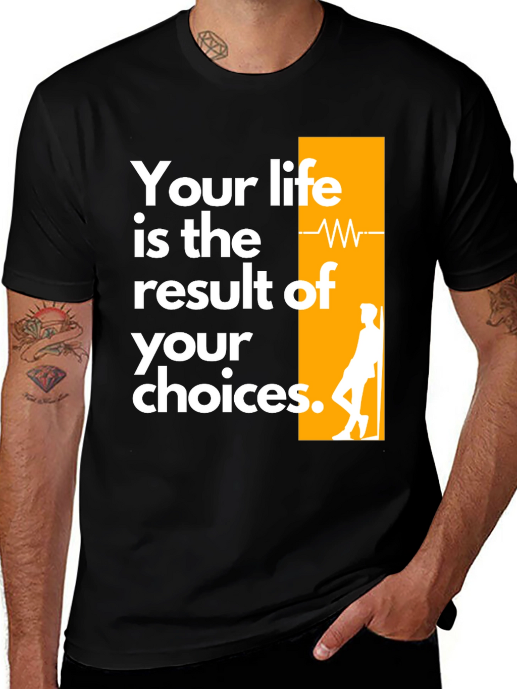 Inspirational Graphic Tee - Your Life Your Choices T-Shirt