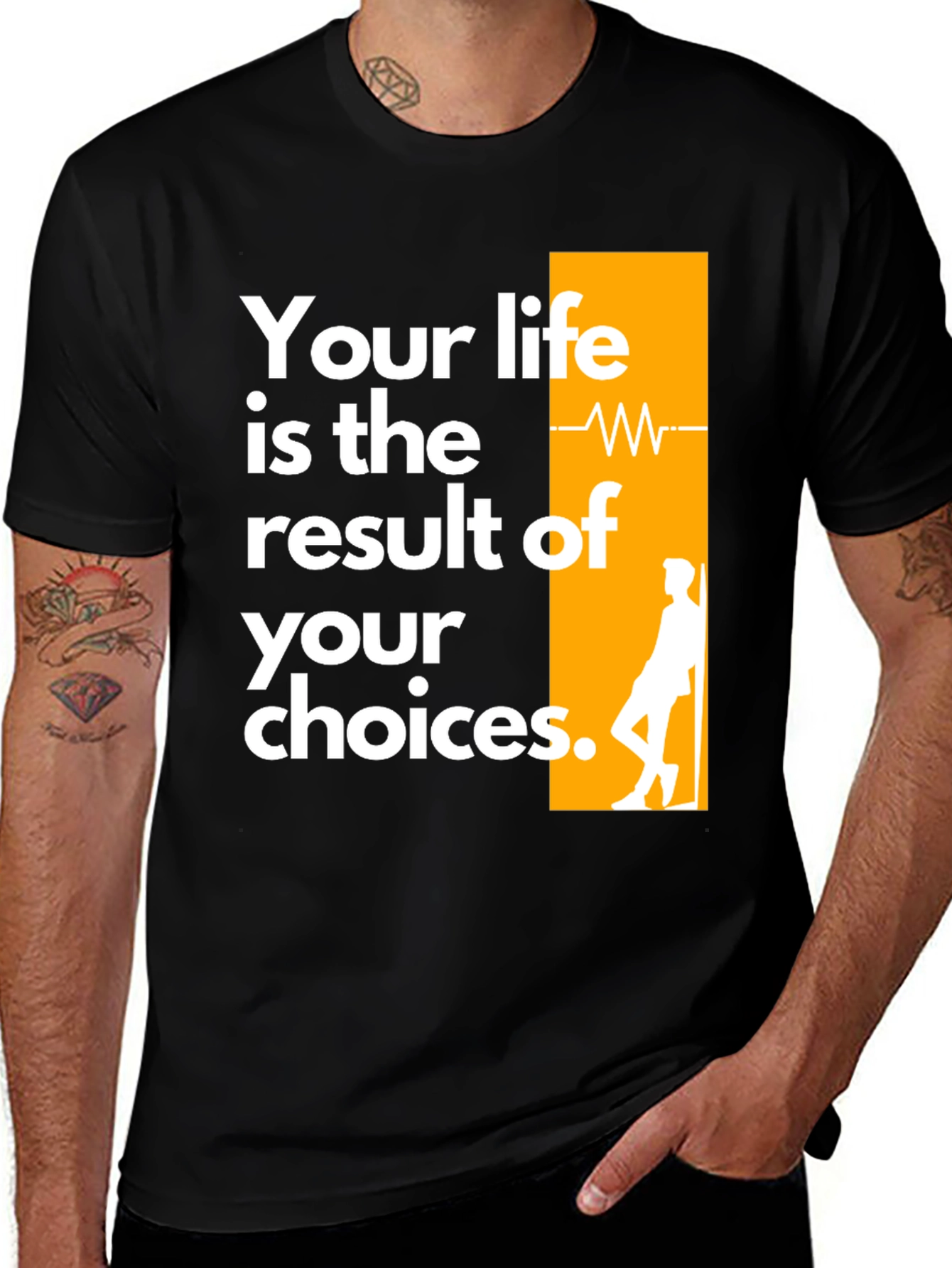 Inspirational Graphic Tee - Your Life Your Choices T-Shirt