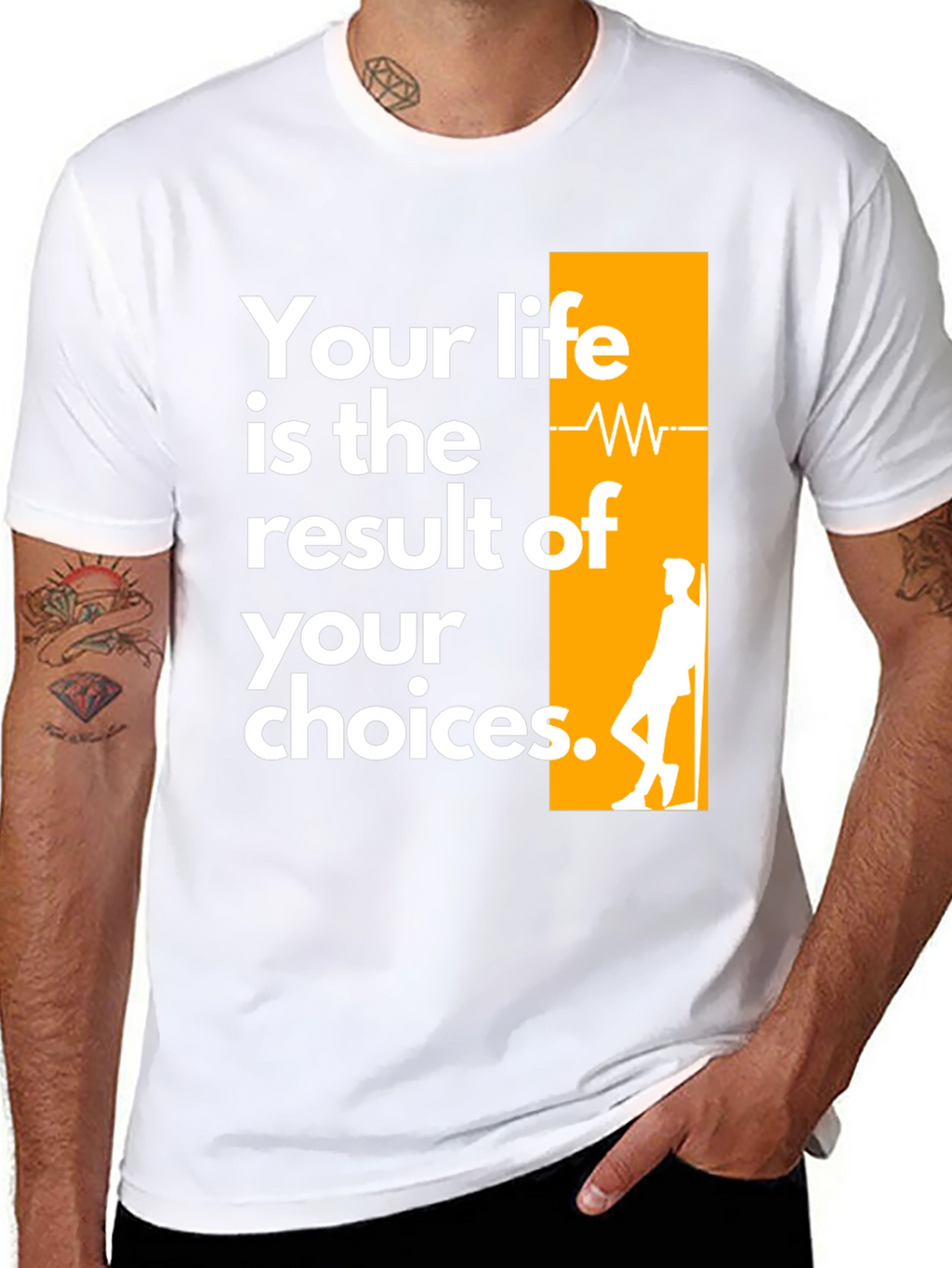 Inspirational Graphic Tee - Your Life Your Choices T-Shirt
