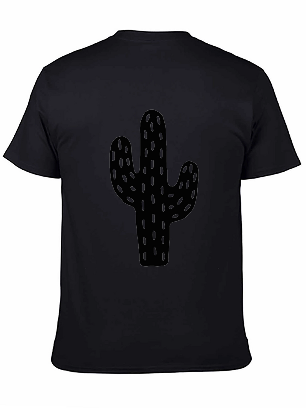 Cactus Graphic Black T-Shirt