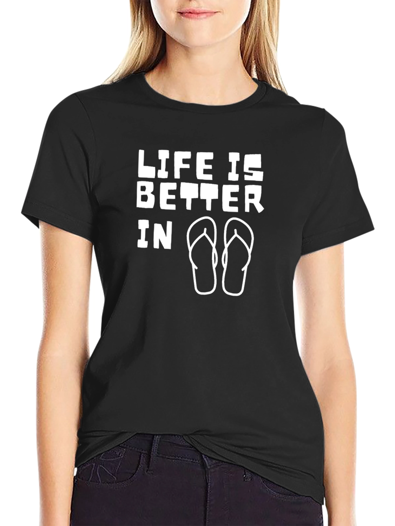 Life Is Better In Flip Flops - Graphic Tee