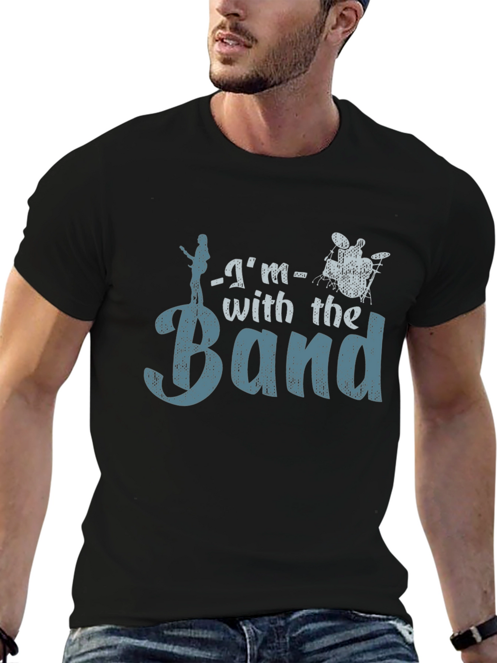 Im With The Band Graphic T-Shirt - Musician Tee
