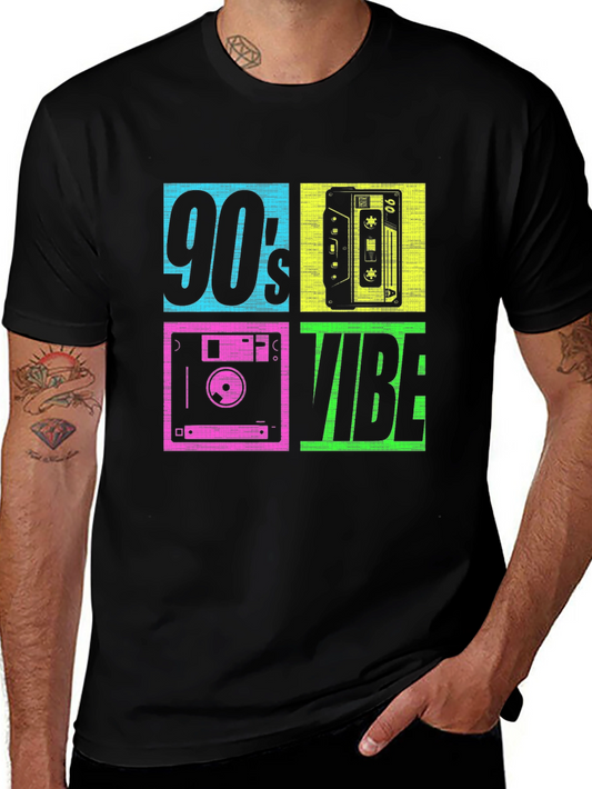 90s Vibe Graphic Tee - Retro Style