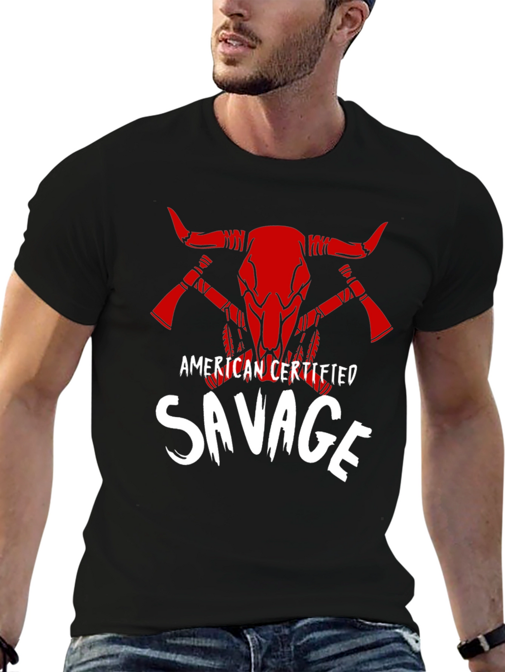 American Certified Savage Graphic Tee