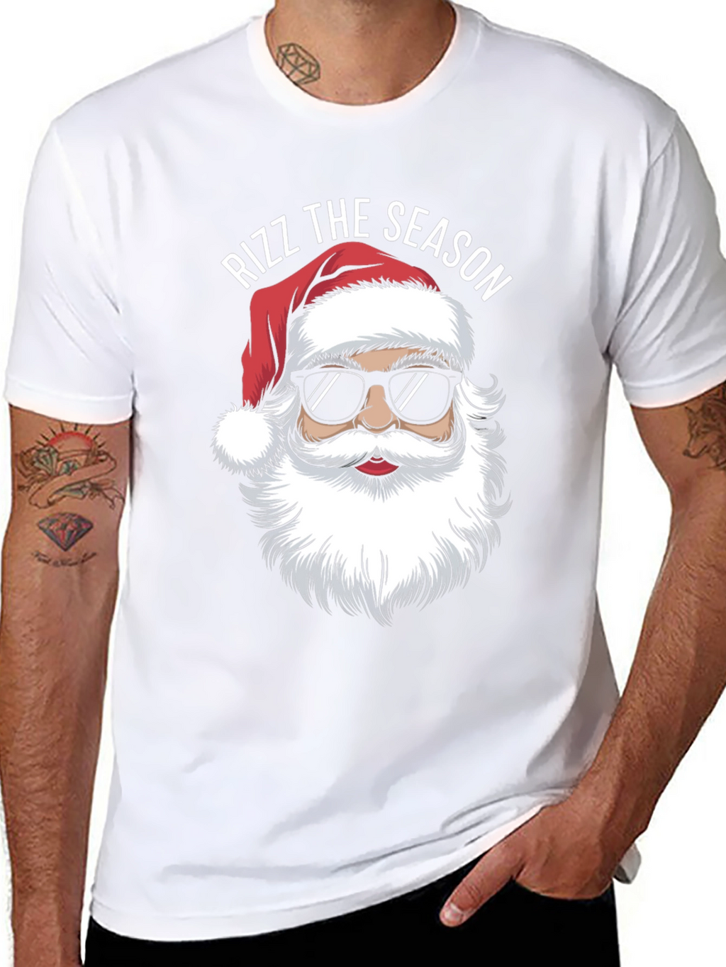Rizz The Season Santa Graphic Tee