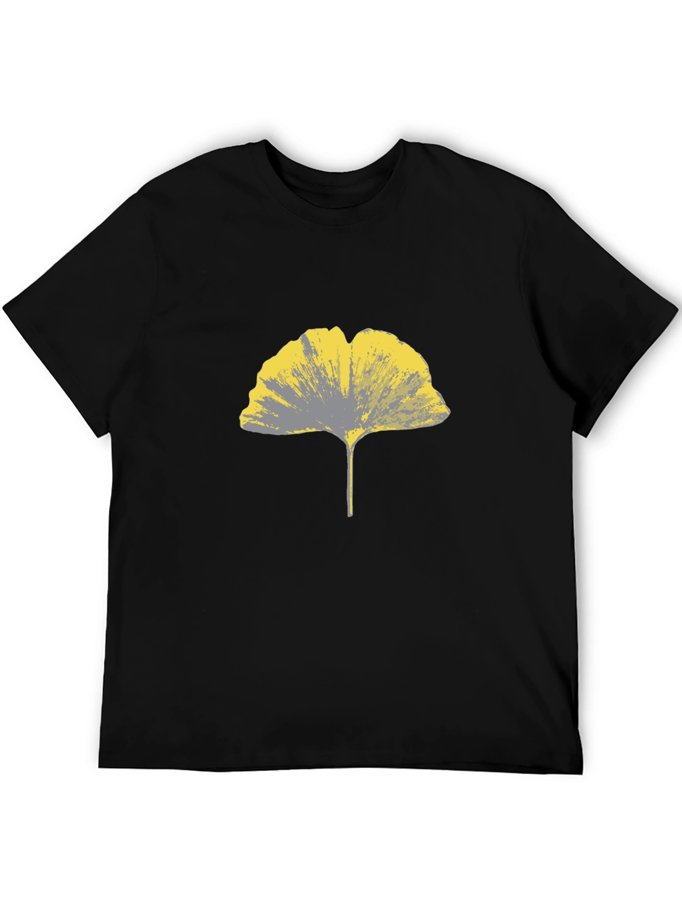 Ginkgo Leaf Graphic Tee - Stylish & Modern