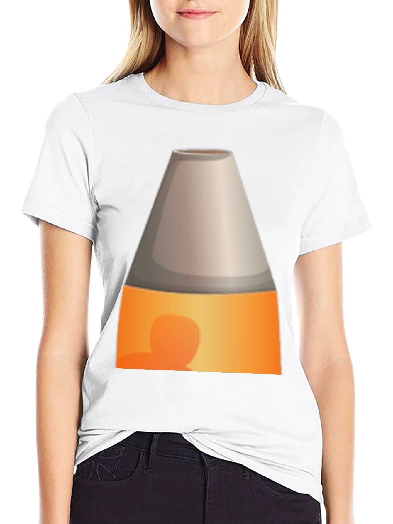 Novelty Lava Lamp Graphic Tee - Black Cotton