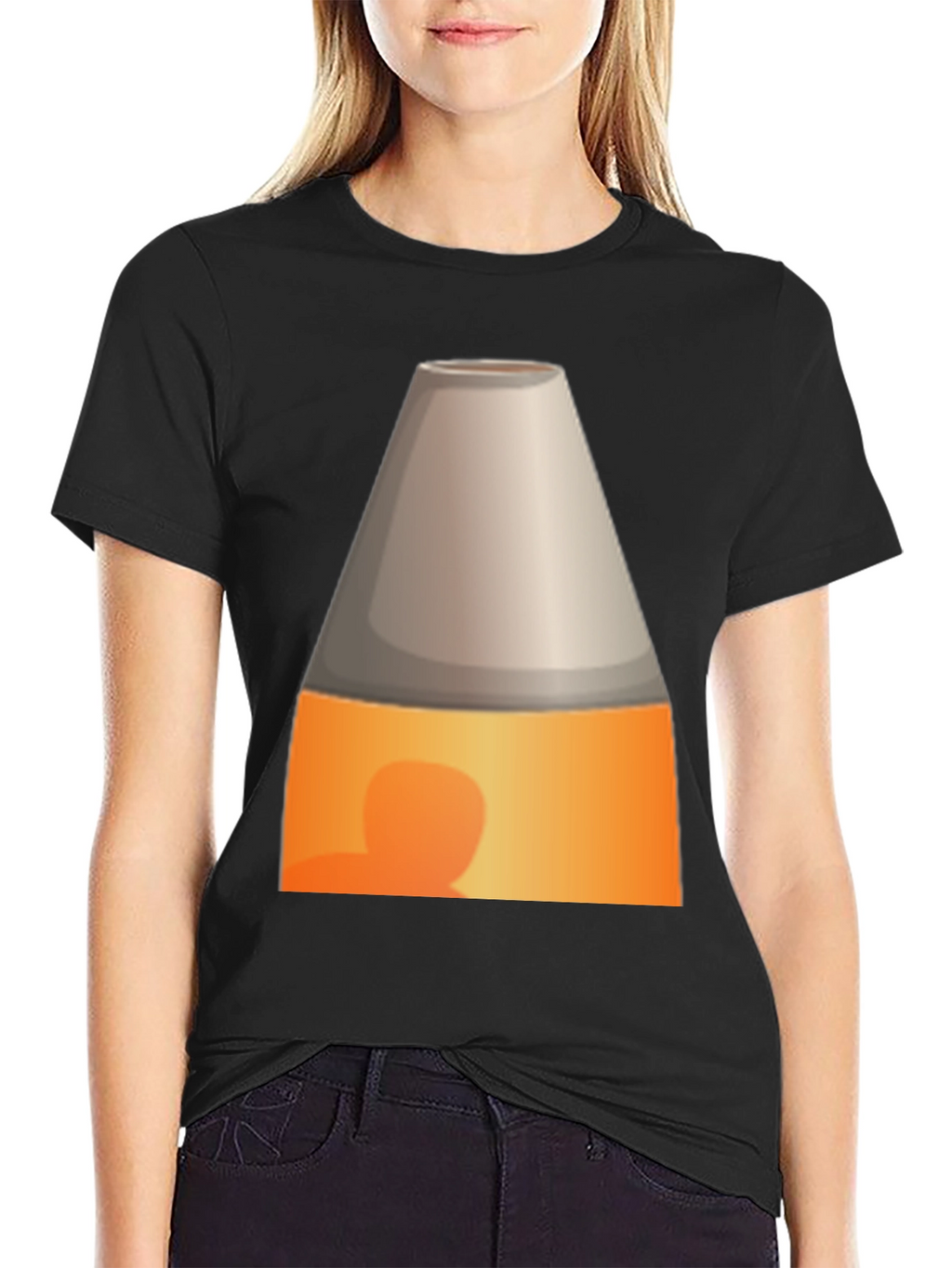 Novelty Lava Lamp Graphic Tee - Black Cotton