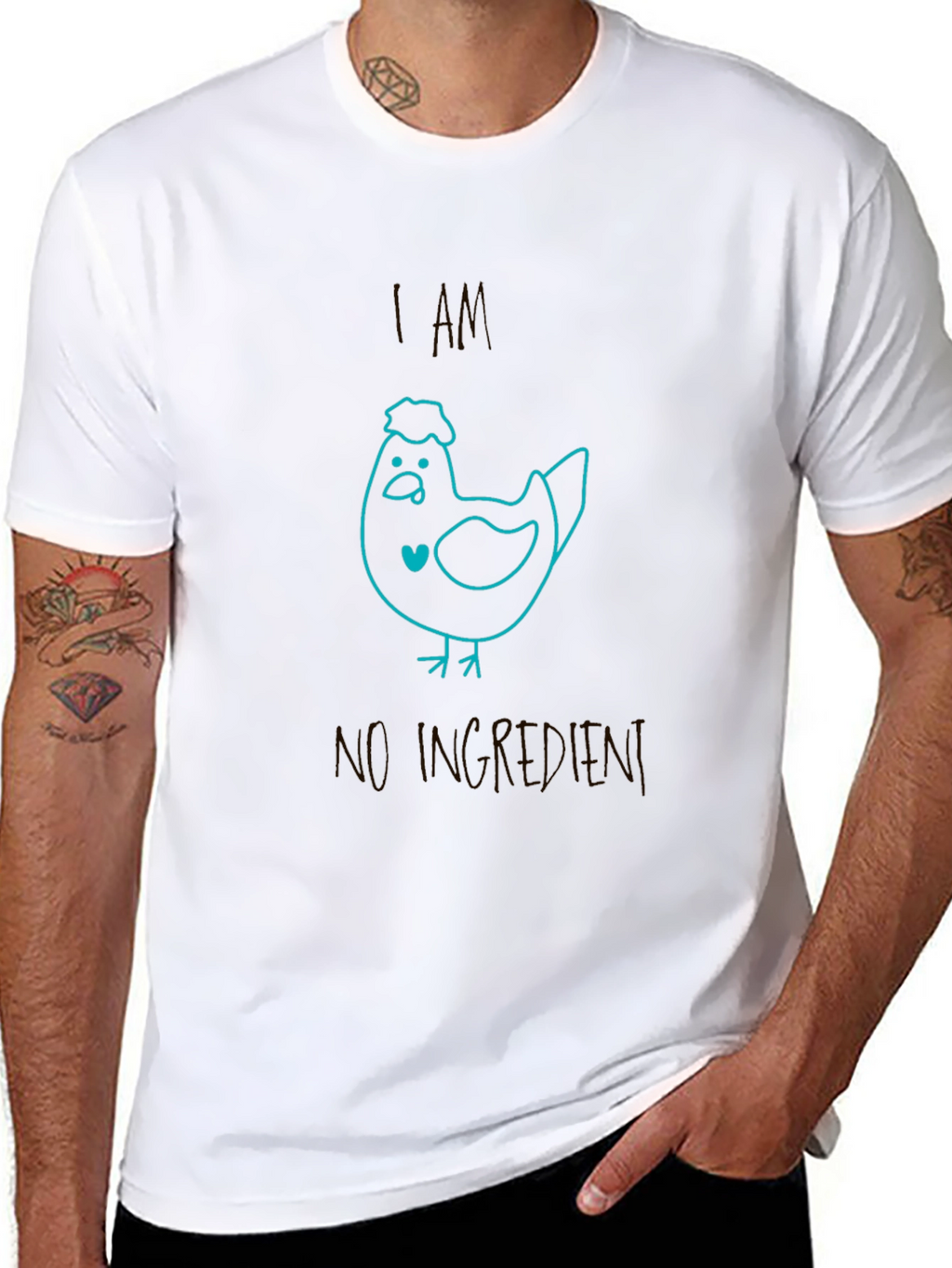 I AM NO INGREDIENT Chicken Graphic Tee