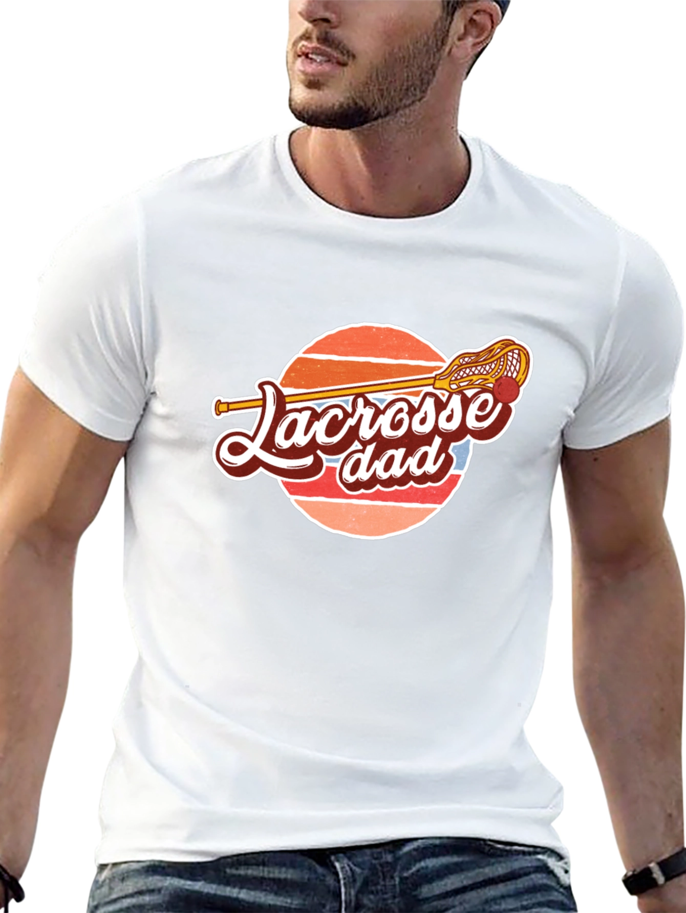 Lacrosse Dad Graphic Tee - Sporty & Stylish