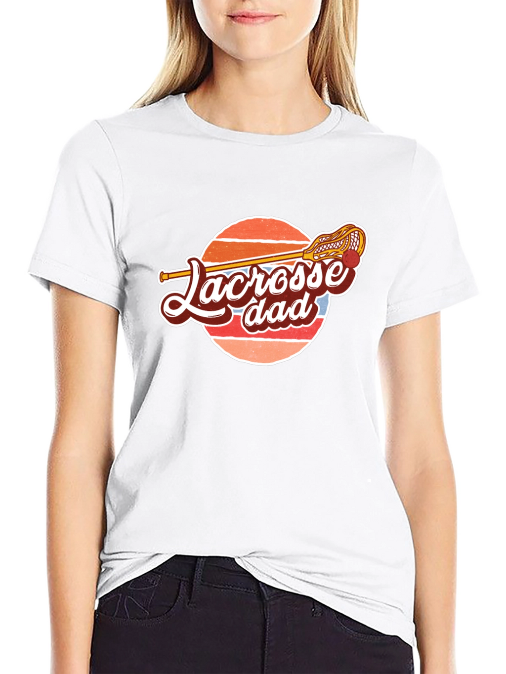 Lacrosse Dad Graphic Tee - Sporty & Stylish