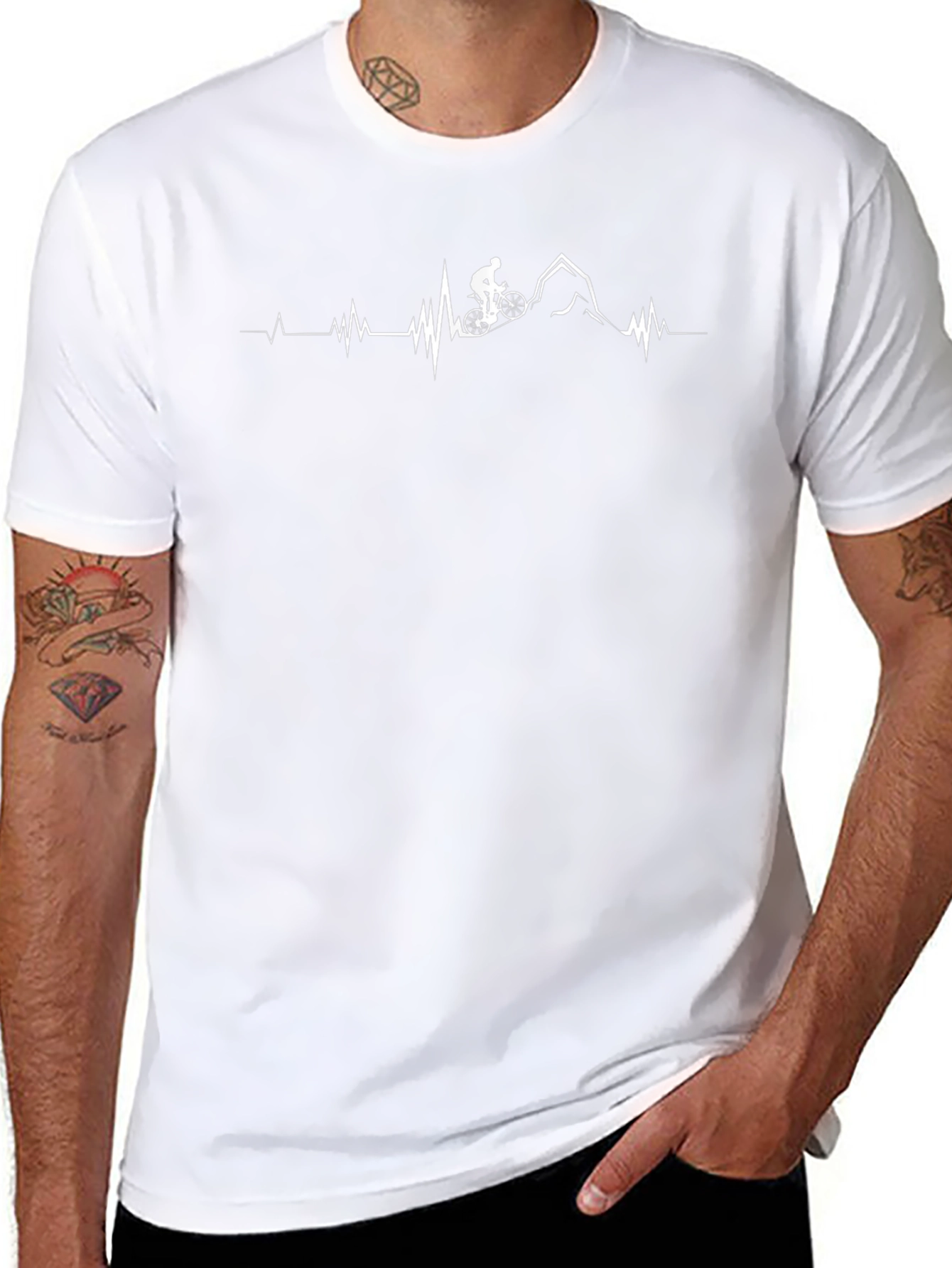 Mountain Bike Heartbeat T-Shirt