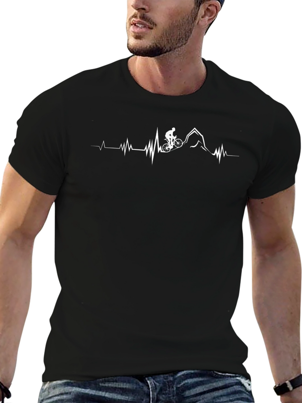 Mountain Bike Heartbeat T-Shirt