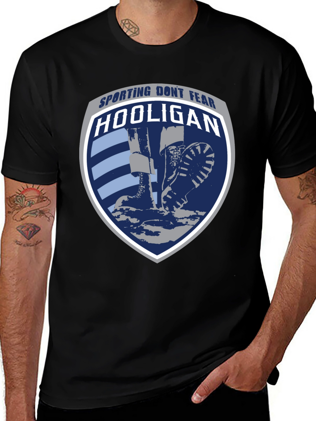 Hooligan Sporting T-Shirt - Casual Style