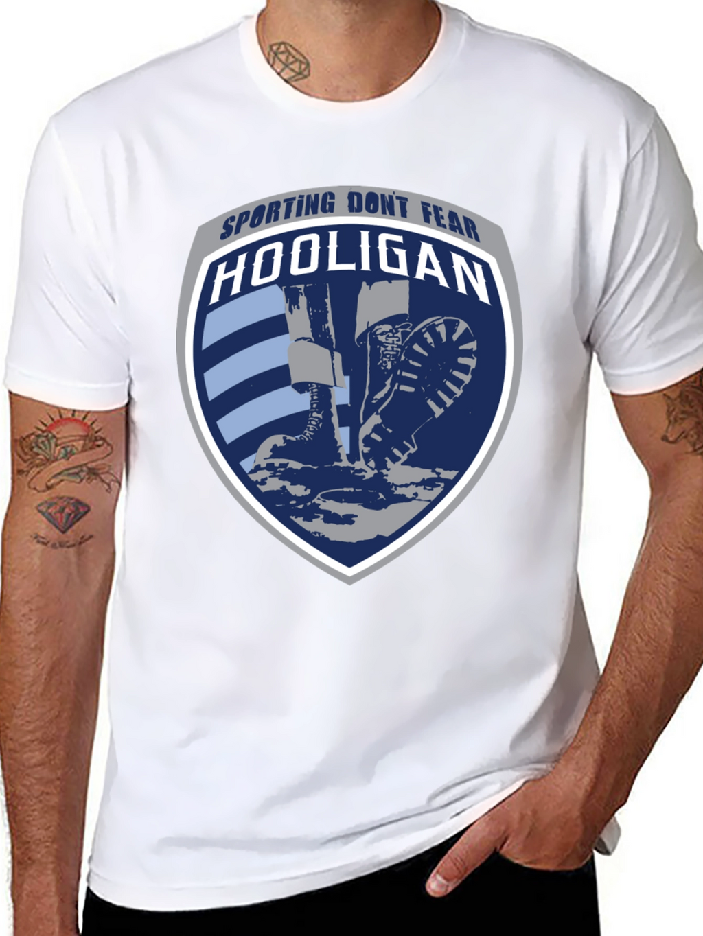 Hooligan Sporting T-Shirt - Casual Style