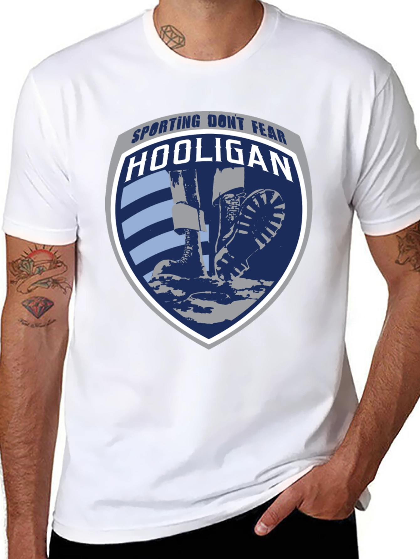Hooligan Sporting T-Shirt - Casual Style