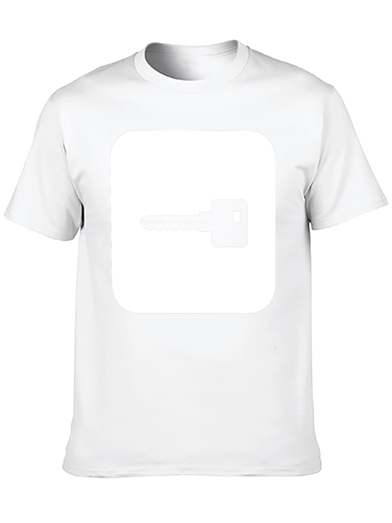 Modern Key Graphic Black T-Shirt